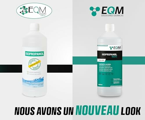 EQM Isopropanol bottles old and new design