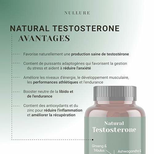 Testosterone Homme Naturel